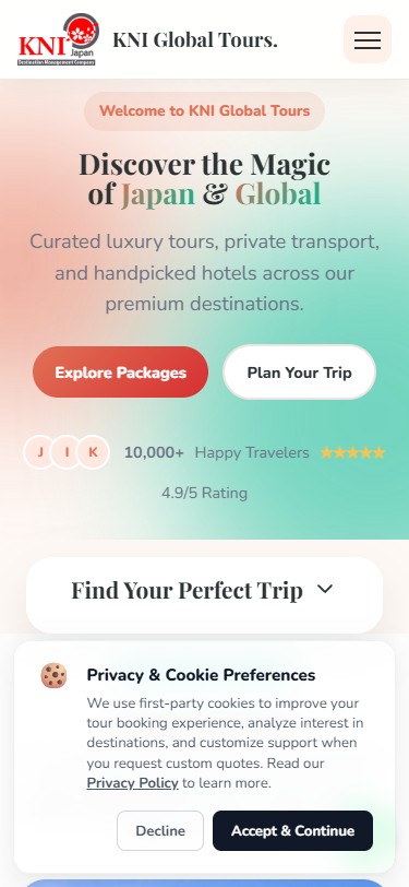 KNI Japan Tours CRM